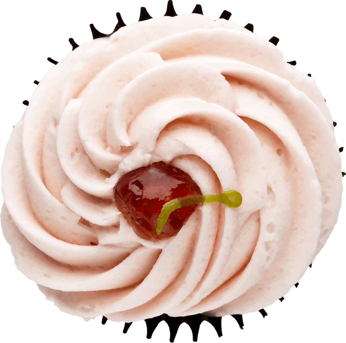 Cherry cupcake