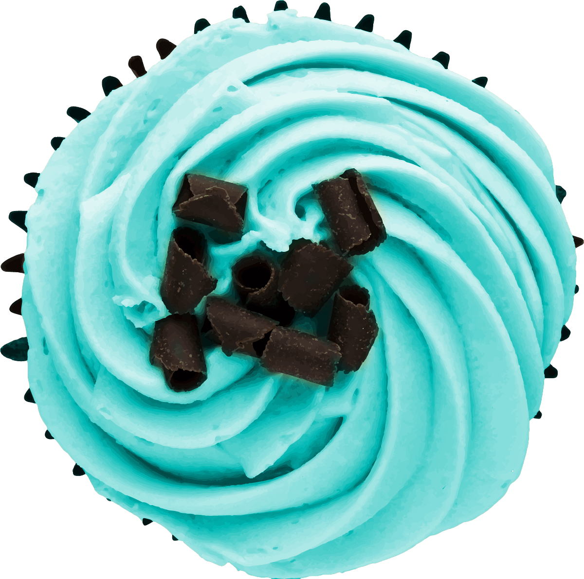 Strawberry chocolate cupcake