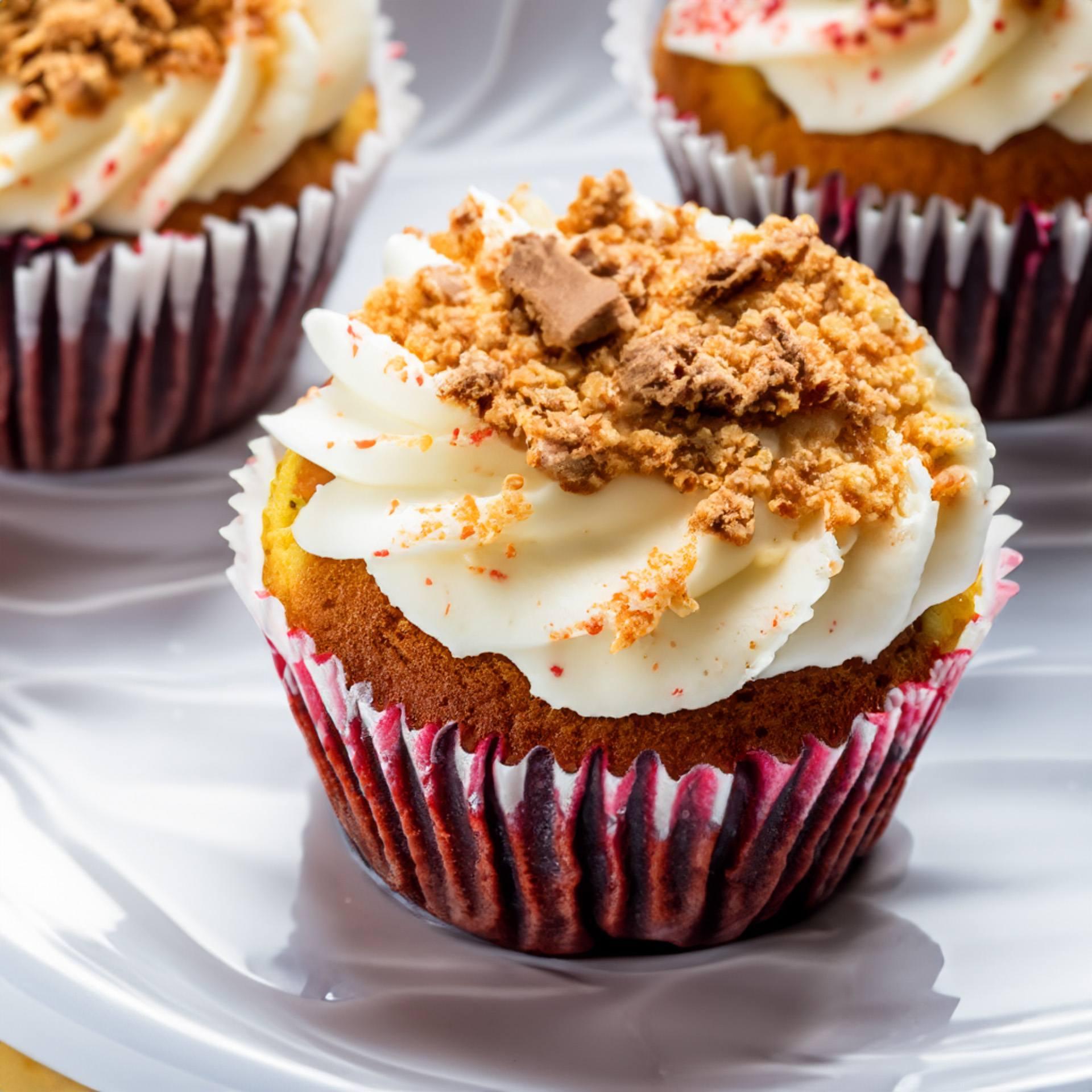 Apple Crumb cupcake