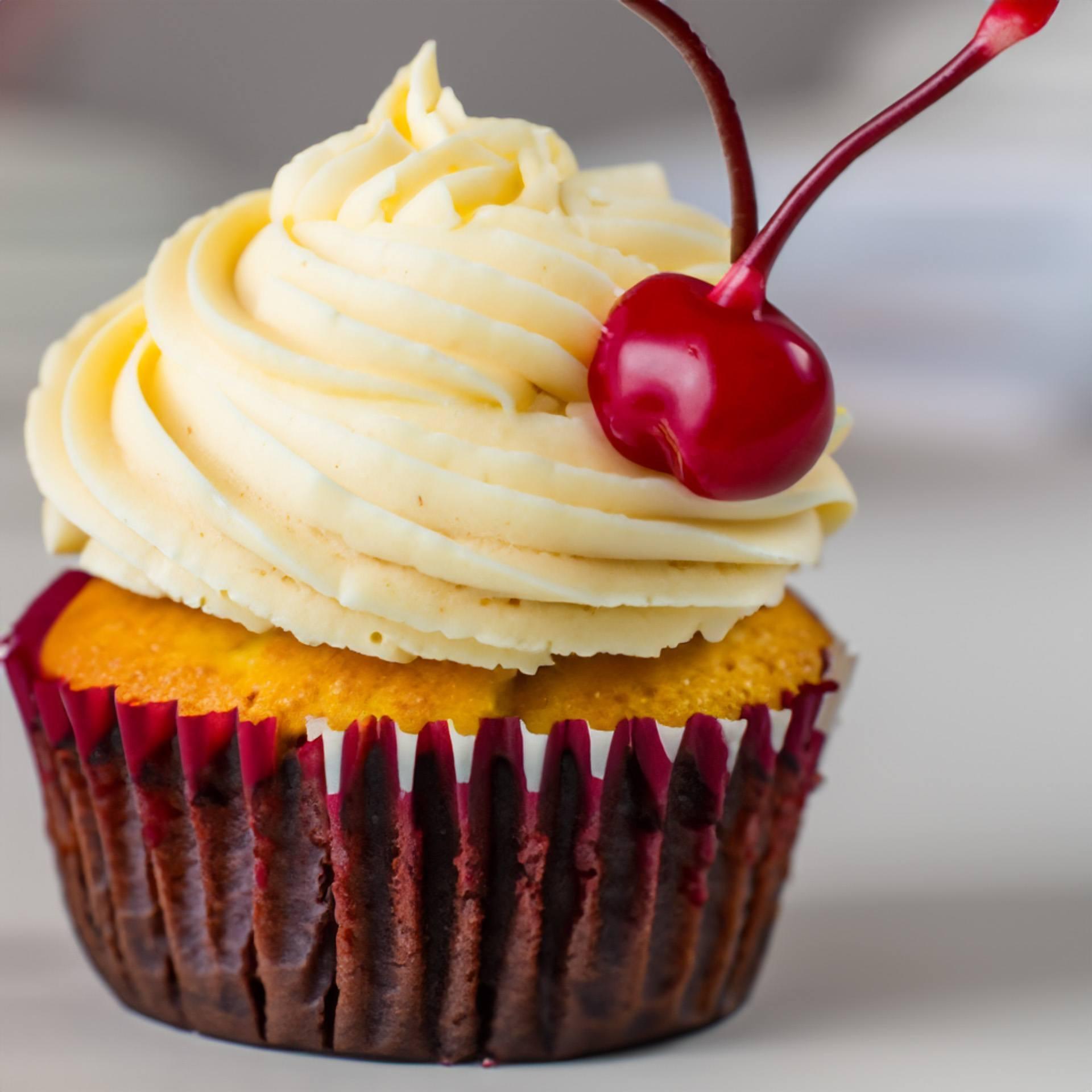 Cherry Cobbler cupcake